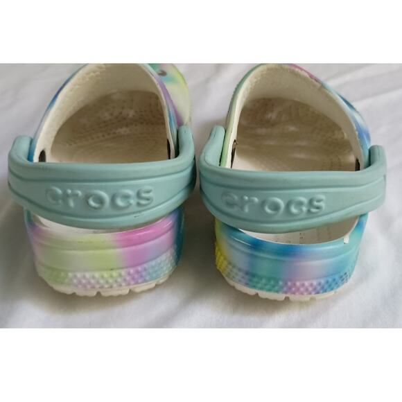 Crocs Classic Clogs Tie Die Size C7 - Picture 6 of 11